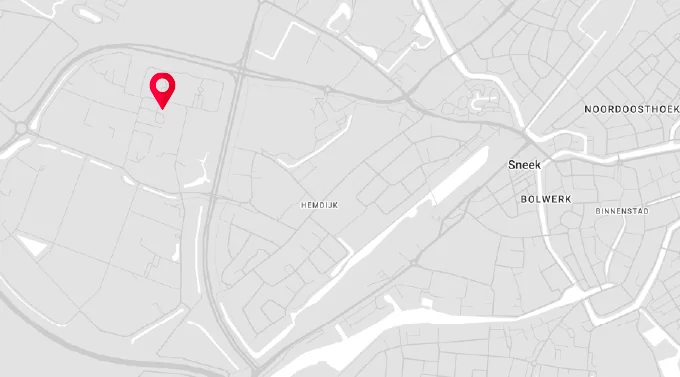 De locatie op google maps van Eleva salon Sneek